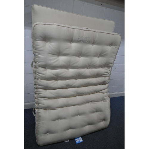 169 - A VI-SPRING HERALD SUPERB 4FT6 DIVAN BED AND MATTRESS, condition report: general signs of wear and u... 