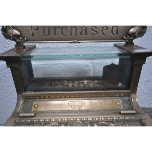 173 - NATIONAL CASH REGISTER Co, DAYTON, OHIO, U.S.A, A BRASS CASH REGISTER, of smaller proportions, with ... 