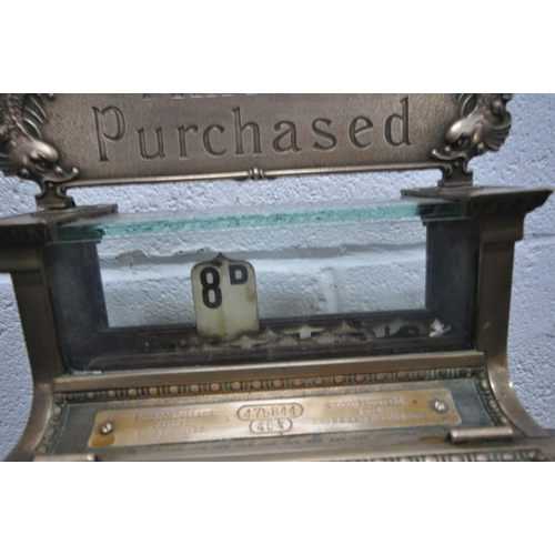 173 - NATIONAL CASH REGISTER Co, DAYTON, OHIO, U.S.A, A BRASS CASH REGISTER, of smaller proportions, with ... 