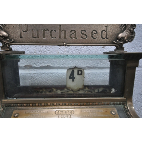173 - NATIONAL CASH REGISTER Co, DAYTON, OHIO, U.S.A, A BRASS CASH REGISTER, of smaller proportions, with ... 