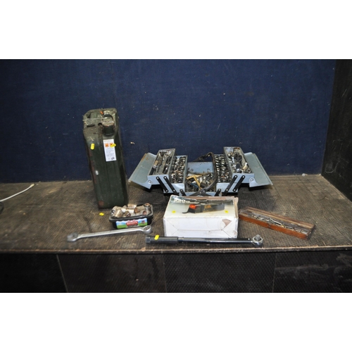 73 - A SELECTION OF AUTOMOTIVE TOOLS, including sockets, spanners, rachets, torque wrench by makers such ... 