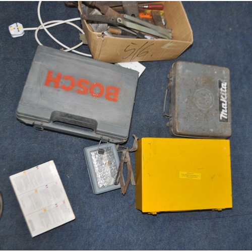 74 - A LARGE QUANTITY OF TOOLS AND HARDWARE, including coach bolts, drill bits, a pair of Record No601 bo... 