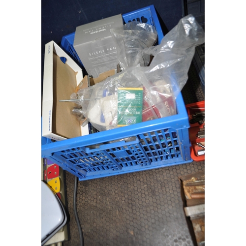 74 - A LARGE QUANTITY OF TOOLS AND HARDWARE, including coach bolts, drill bits, a pair of Record No601 bo... 