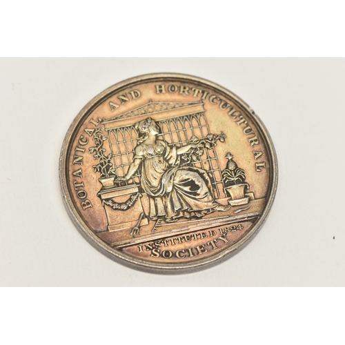 524 - A BOTANICAL AND HORTICULTURAL SOCIETY MEDAL, for 'Durham Northumberland and Newcastle on Tyne', awar... 