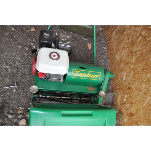 2 - A ZEPHYR 20 STANDARD PETROL CYLINDER MOWER with grassbox, condition report: engine pulls freely but ... 