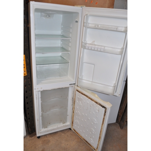 56 - A TALL BUSH FRIDGE FREEZER width 50cm, depth 55cm, height 152cm (PAT pass and working at 0 and -18)