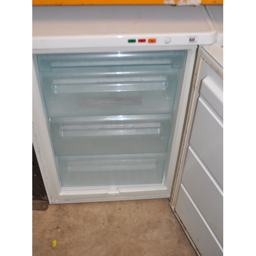 60 - A ZANUSSI UNDER COUNTER FREEZER width 55cm, depth 62cm, height 85cm (PAT pass and working at -19 deg... 