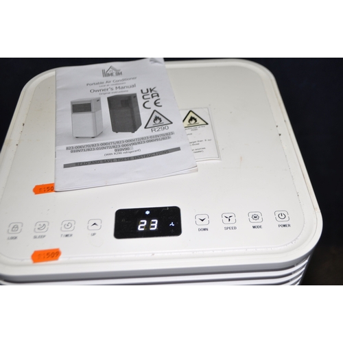 70 - A HOMCOM PORTABLE AIR CON UNIT with vent pipe (PAT pass and working)