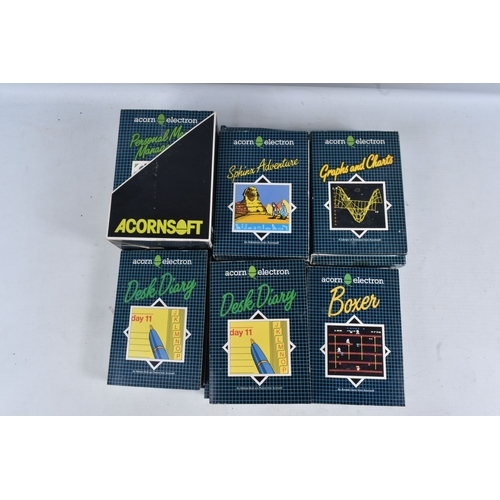 A COLLECTION OF VINTAGE ACORNSOFT AND BBC MICRO COMPUTER CASSETTE TAPE ...