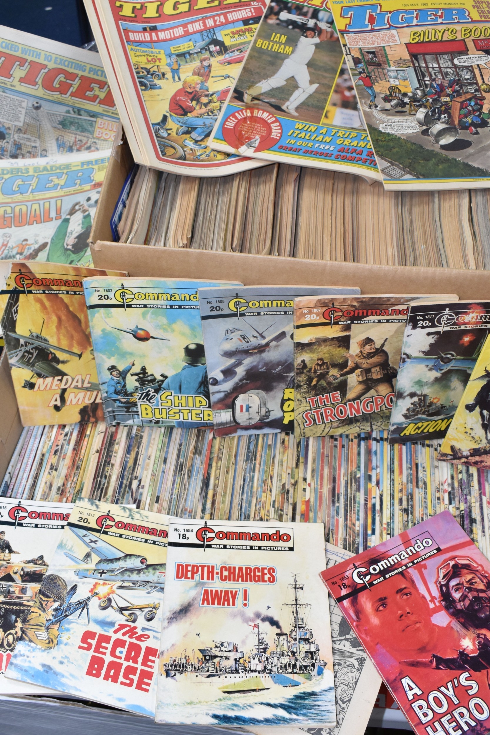 TWO BOXES OF COMICS, to include approximately one hundred and forty ...