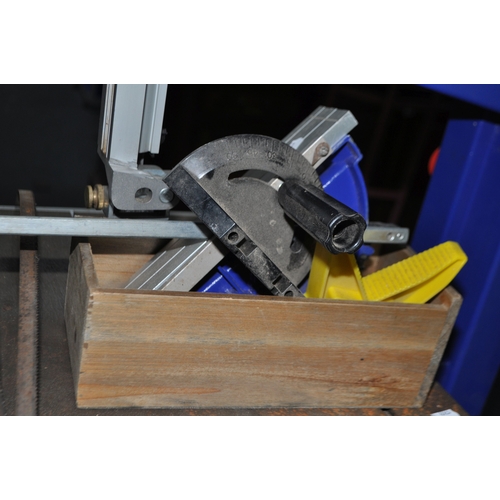 71 - A CHARNWOOD W720 BANDSAW ON STAND with parallel and mitre guides and spare blades total height 171cm... 