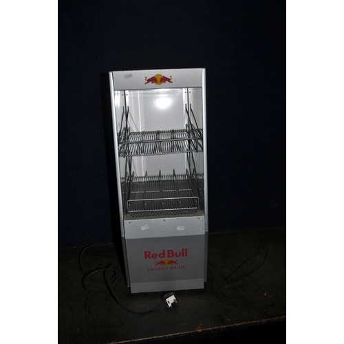 72 - A RED BULL BRANDED WESTFROST DRINKS COOLER width 30cm, depth 50cm, height 80cm (PAT pass and working... 