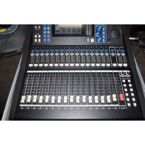 87 - A YAMAHA LS9-16 DIGITAL MIXING CONSOLE with 16 balanced inputs, 8 balanced outputs, power cable, man... 