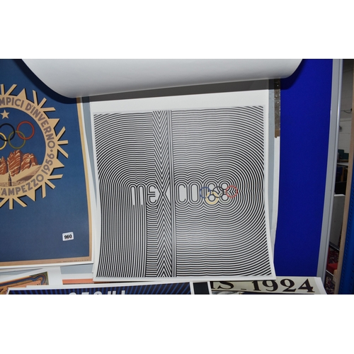 A Collection of 25 Prints that are Reproduction Olympic Games Posters ...
