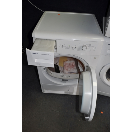65 - A BEKO DCU8230 CONDENSER DRYER width 60cm, depth 60cm, height 85cm (PAT pass and working)