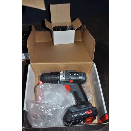 90 - A NINJA AIR FRYER with original box, 3.8ltr capacity and an Ozito 18v cordless drill driver with ori... 