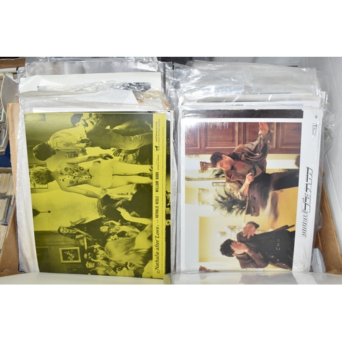 A BOX OF ASSORTED LOBBY CARDS comprising hundreds of examples from ...