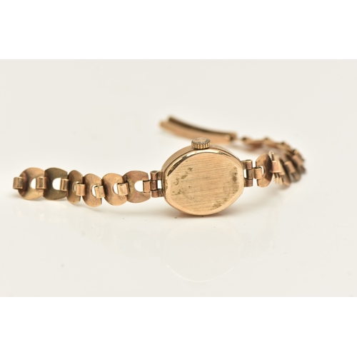 A LADIES 9CT GOLD 'TIMERITE' WRISTWATCH, AF will require some attention ...