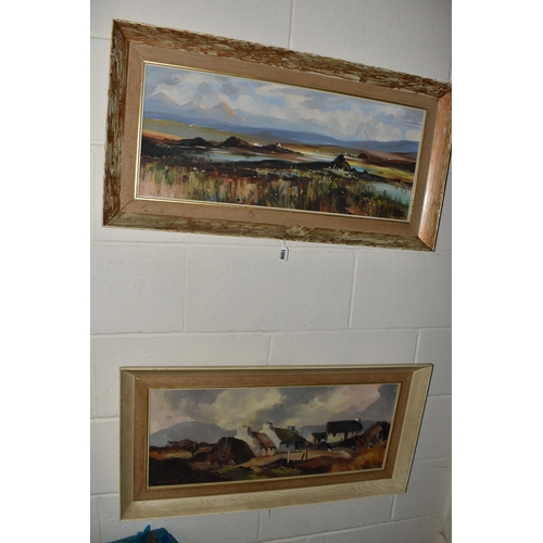 1006 - PATRIC COLHOUN (IRELAND 20TH CENTURY) 'MUCKISH AND ERRIGAL MOUNTAINS FROM Co DONEGAL', an Irish land... 
