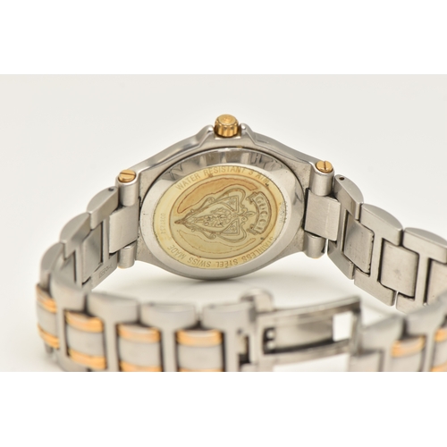 455 - A GENTS 'GUCCI' WRISTWATCH, quartz movement, round dial signed 'Gucci', baton markers, date aperture... 