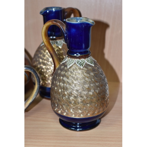 808 - A GROUP OF STUDIO ART POTTERY ITEMS, comprising, Bitossi Rimini Blue 735, candlestick, marked Italy ... 
