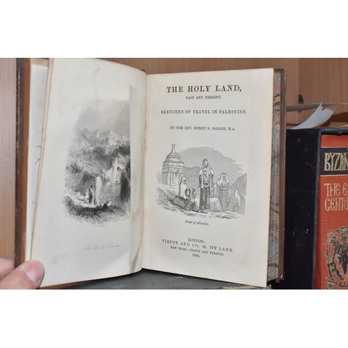 845 - BOOKS, eight titles in hardback format comprising three FOLIO SOCIETY volumes of Byzantium; The Earl... 