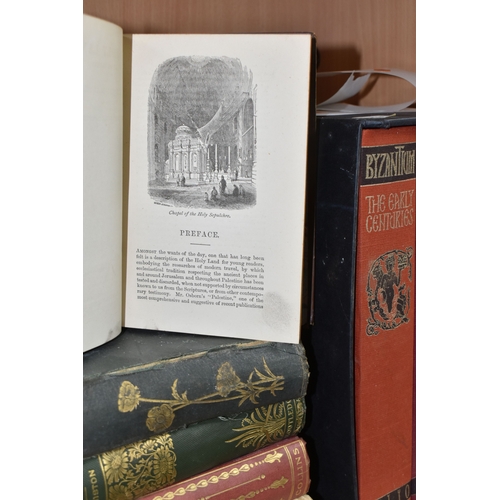 845 - BOOKS, eight titles in hardback format comprising three FOLIO SOCIETY volumes of Byzantium; The Earl... 