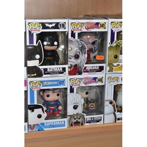 850 - A GROUP OF TWENTY THREE FUNKO POP ITEMS comprising five Marvel themed items comprising 'Dancing Groo... 