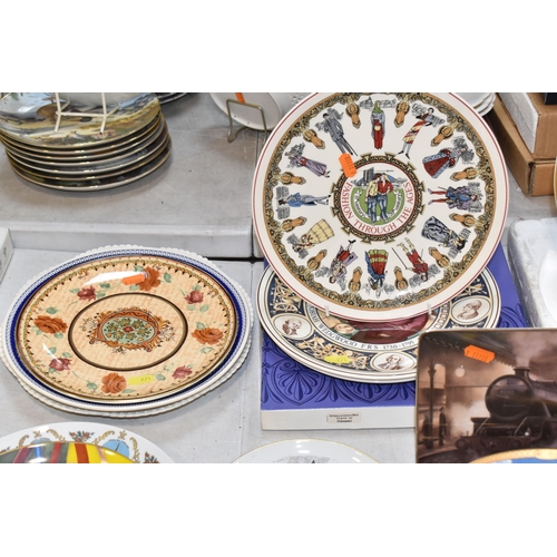 A COLLECTION OF ASSORTED COLLECTOR'S PLATES to include approximately ...