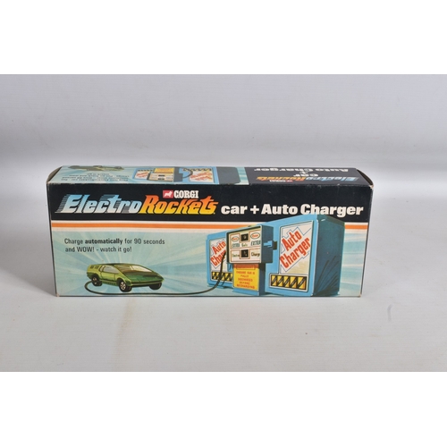 A BOXED CORGI ELECTRO ROCKETS CAR & AUTO CHARGER SET, No.4004, complete ...