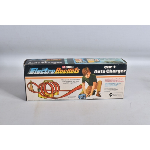 A BOXED CORGI ELECTRO ROCKETS CAR & AUTO CHARGER SET, No.4004, complete ...