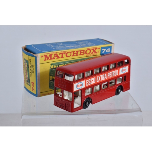 A QUANTITY OF BOXED AND UNBOXED DIECAST MATCHBOX BUS AND COACH MODELS ...