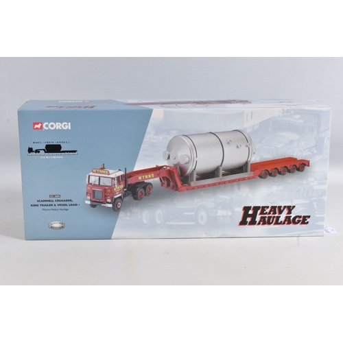 2 - TWO BOXED CORGI CLASSICS HEAVY HAULAGE SETS, Scammell Crusader, King Trailer and Vessel load - Wynns... 