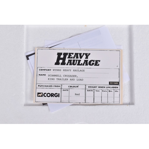 2 - TWO BOXED CORGI CLASSICS HEAVY HAULAGE SETS, Scammell Crusader, King Trailer and Vessel load - Wynns... 