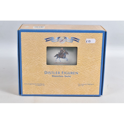 30 - THREE BOXED 1:24 SCALE DICKIE SCHUCO DISTLER FIGUREN WATERLOO SERIES CAST FIGURES, to include Prussi... 