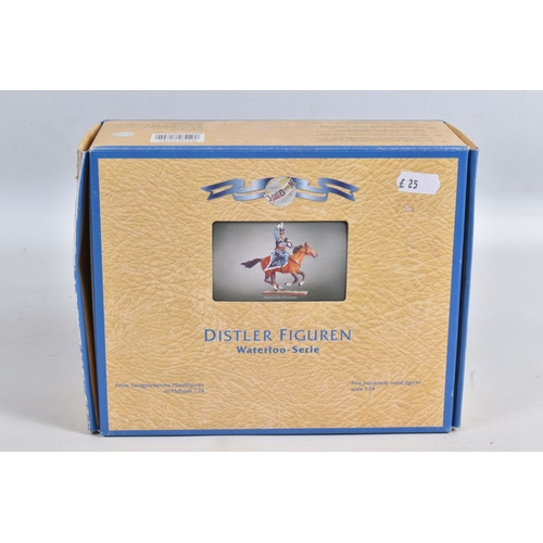 30 - THREE BOXED 1:24 SCALE DICKIE SCHUCO DISTLER FIGUREN WATERLOO SERIES CAST FIGURES, to include Prussi... 