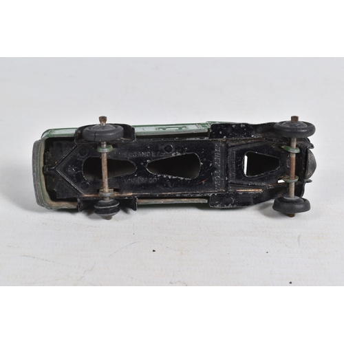 53 - A BOXED DINKY TOYS CADILLAC 62, No.147, metallic aqua blue with white interior, spun hubs and white ... 