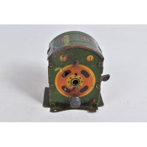 58 - AN UNBOXED HESS DYNAMOBIL, hand turned dynamo, appears complete and in working order, some paint los... 