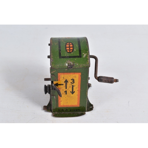 58 - AN UNBOXED HESS DYNAMOBIL, hand turned dynamo, appears complete and in working order, some paint los... 