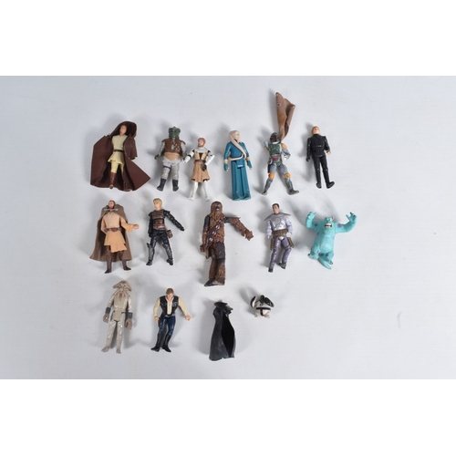 61 - A QUANTITY OF ASSORTED TOYS AND GAMES, to include a quantity of 1980's and 1990's Star Wars figures,... 