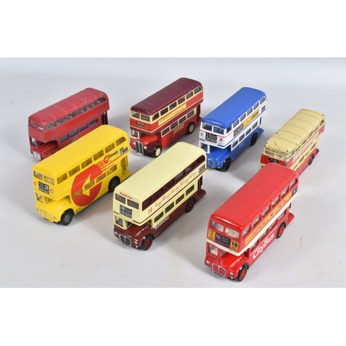 63 - A QUANTITY OF MAINLY UNBOXED CORGI AND DINKY TOYS BUS AND COACH MODELS, to include Corgi B.M.M.O Mid... 