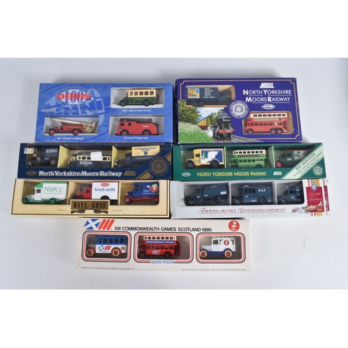 64 - TWO TRAYS OF BOXED DIECAST LLEDO MODEL VEHICLES AND SETS, some of the models include a Days Gone 198... 