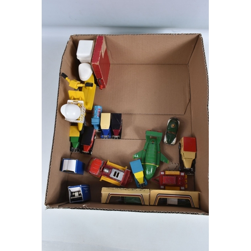 67 - A QUANTITY OF ASSORTED TOYS AND PUZZLES ETC., to include two Merrythought for Harrods plush teddy be... 