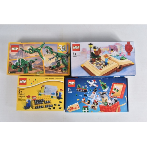 72 - A QUANTITY OF BOXED LEGO AND OTHER BUILDING BLOCK SETS, to include a Creative Personalities 40291, s... 