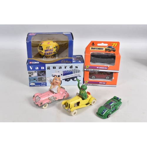74 - A SELECTION OF BOXED DIECAST MODELS, models by Corgi, Matchbox, Lorcin, Lledo Vanguards,  Bburago, t... 