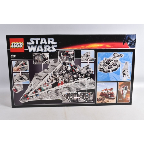 80 - A SEALED BOXED LEGO STAR WARS IMPERIAL STAR DESTROYER, reference 6211, box with its original sticker... 