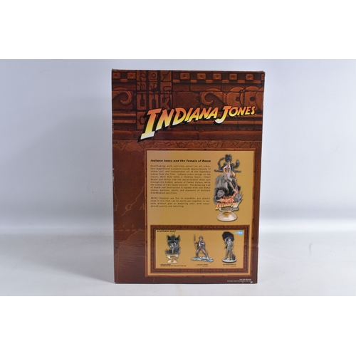 86 - A BOXED 2008 KOTOBUKIYA SNAP FIT INDIANA JONES TEMPLE OF DOOM DISPLAYED ARTFX THEATRE, appears to ha... 