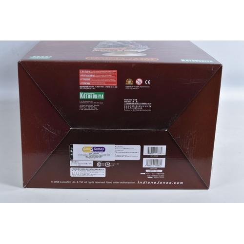 86 - A BOXED 2008 KOTOBUKIYA SNAP FIT INDIANA JONES TEMPLE OF DOOM DISPLAYED ARTFX THEATRE, appears to ha... 