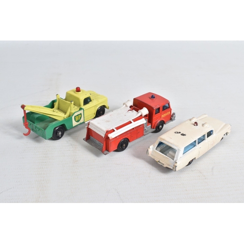 90 - AN UNBOXED MATCHBOX GRAND PRIX RACE SET, No.G-4, complete correct contents, Dodge Wreck Truck, No.13... 