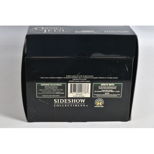 103 - A BOXED SIDESHOW COLLECTIBLES 1:6 SCALE STAR WARS ORDER OF THE JEDI KIT FISTO JEDI MASTER FIGURE, no... 